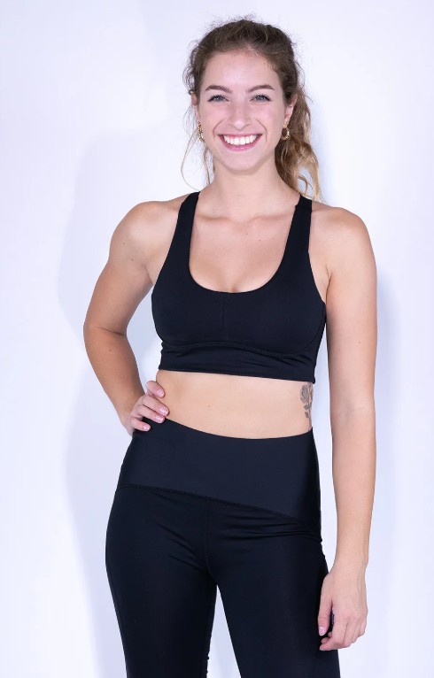 TOP SPORTIVO CON IMBOTTITURA LEGGERA