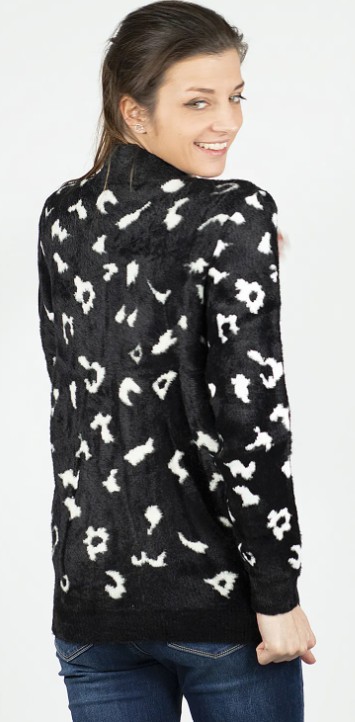 MAGLIA JACQUARD FULL ZIP - immagine 2
