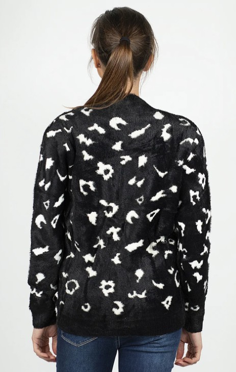 MAGLIA JACQUARD FULL ZIP - immagine 3