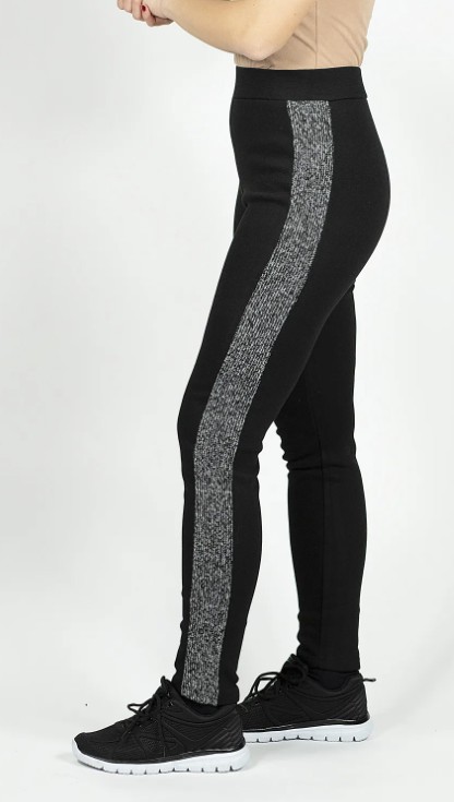 LEGGINGS CON RIGA SUI FIANCHI - immagine 2