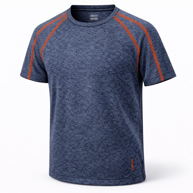 MAGLIA CON TESSUTO MELANGE