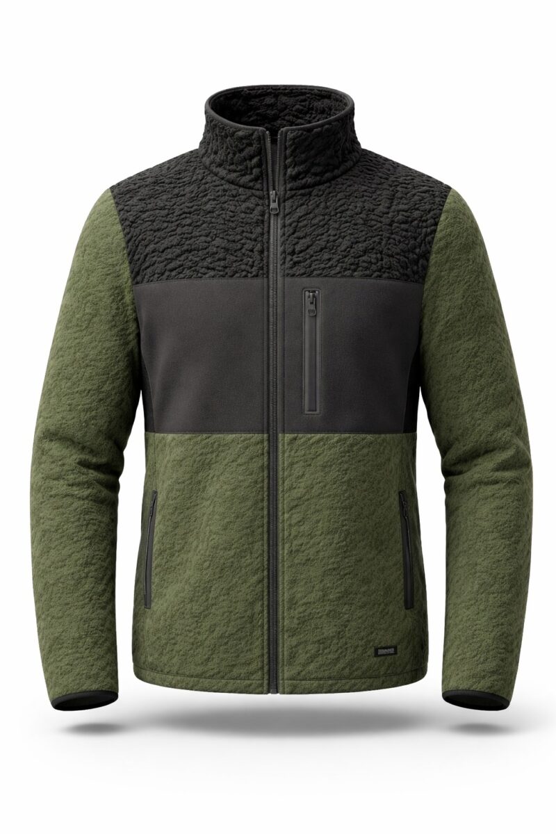 MIDLAYER IN TESSUTO AD ORSETTO