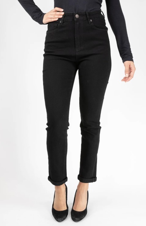 PANTALONE IN DENIM NERO