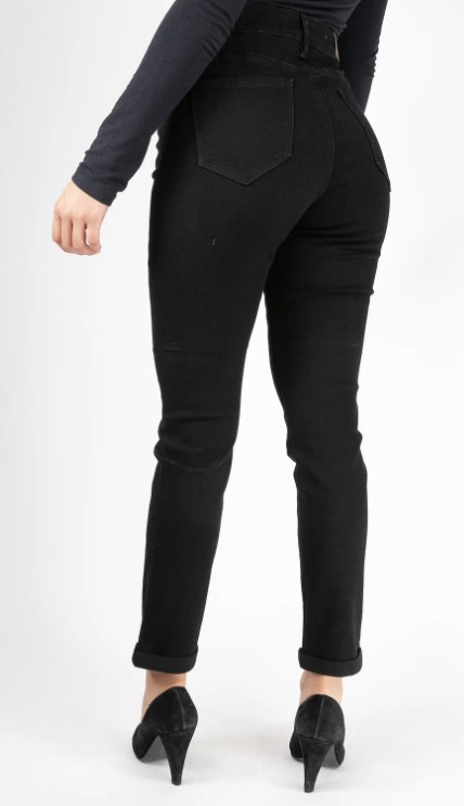 PANTALONE IN DENIM NERO - immagine 3