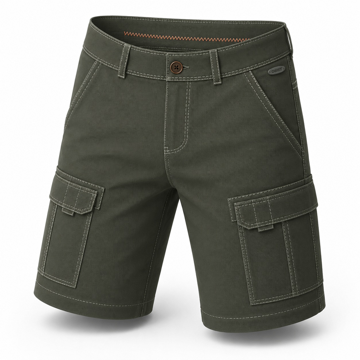 PANTALONE IN COTONE ELASTICIZZATO - immagine 3