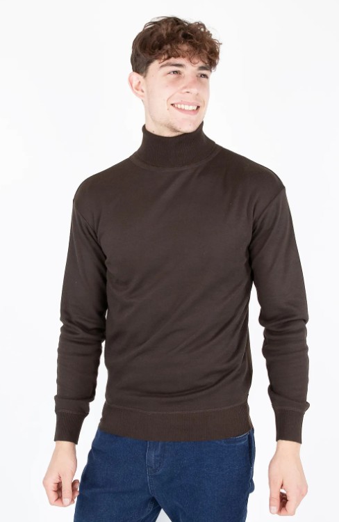 MAGLIONCINO IN FILATO SOFFICE A COLLO ALTO - immagine 2
