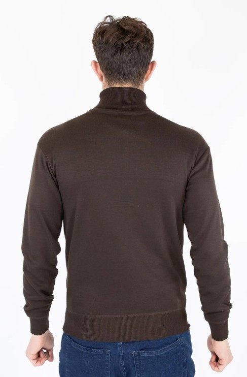 MAGLIONCINO IN FILATO SOFFICE A COLLO ALTO - immagine 3
