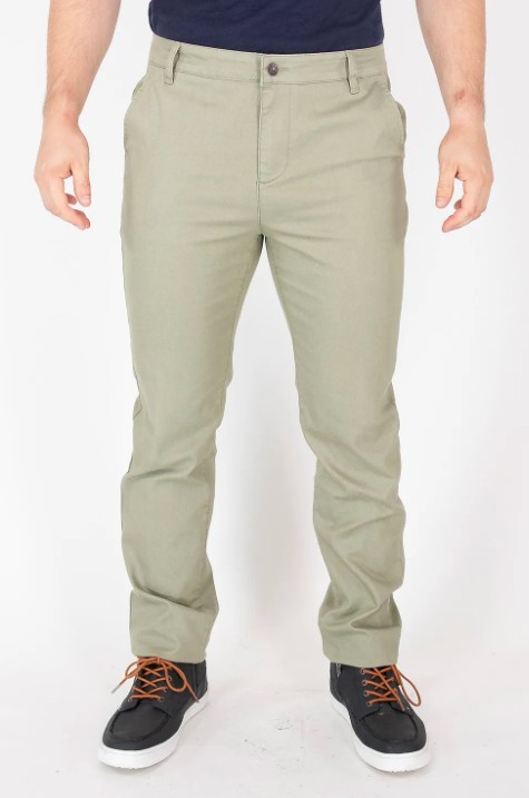 PANTALONI IN TWILL ELASTICIZZATO - immagine 2