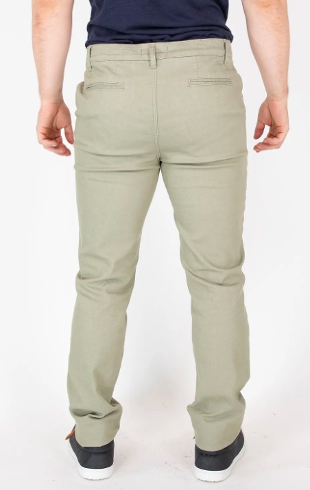 PANTALONI IN TWILL ELASTICIZZATO - immagine 3