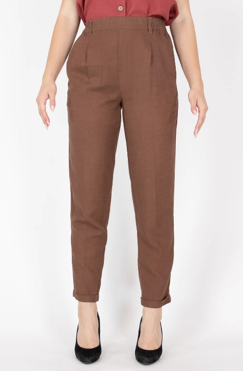 PANTALONE MISTO LINO