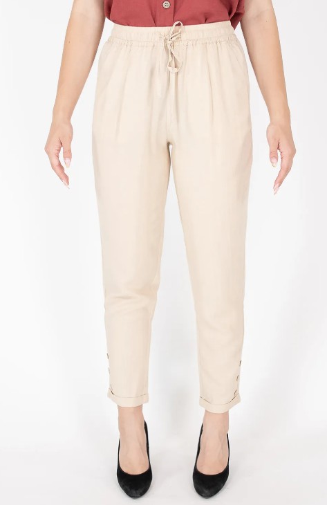 PANTALONE MISTO VISCOSA LINO