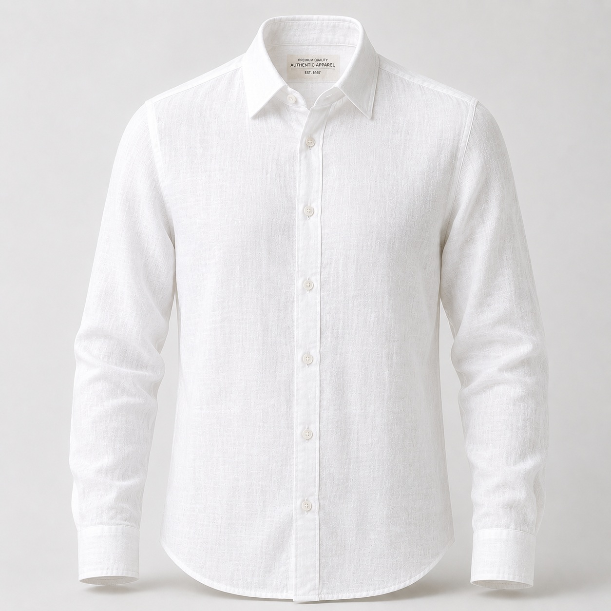 CAMICIA A RIGHE MISTO LINO - immagine 4